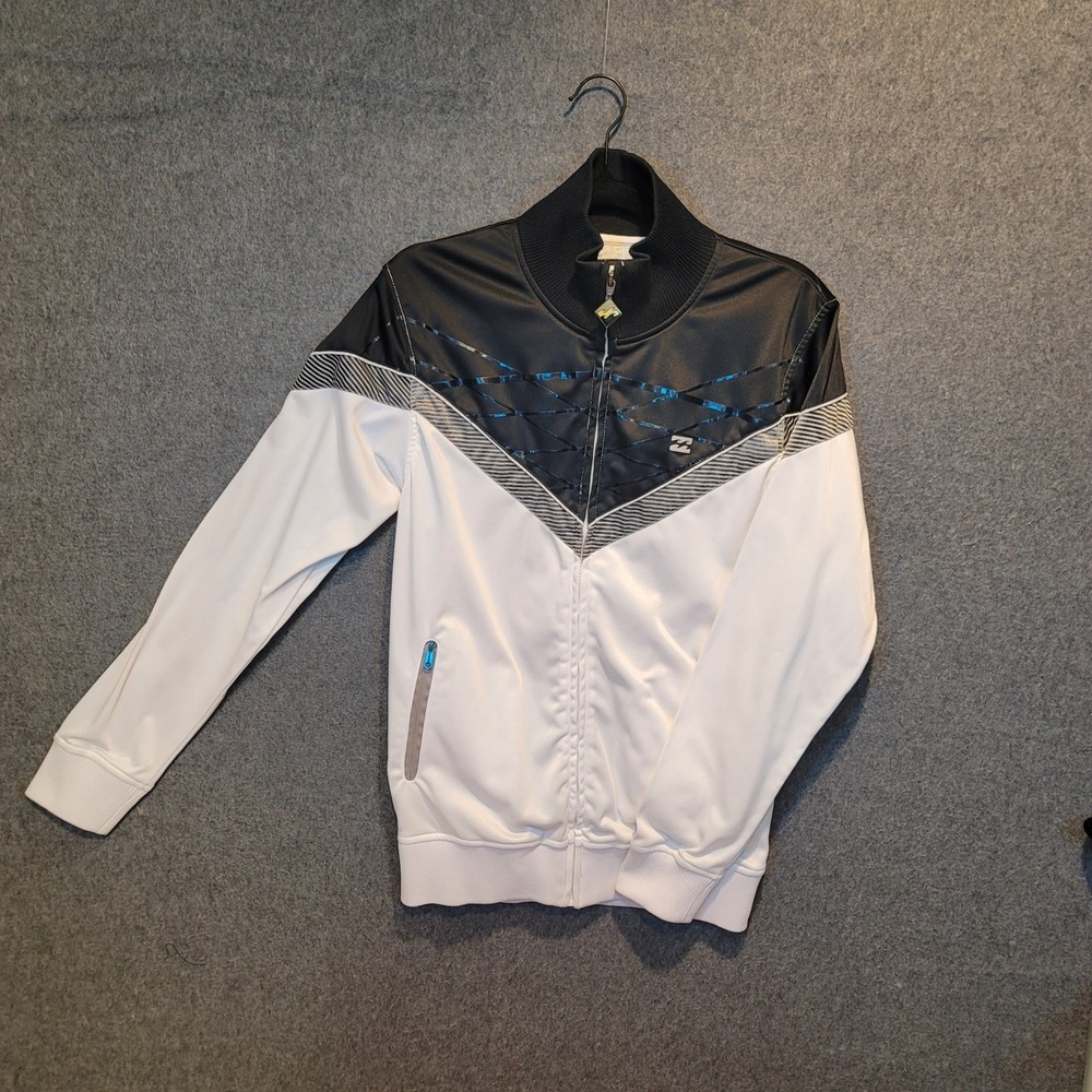 Vintage Billabong Track Jacket Geometric Mens Sm Y2K Sportswear Retro Streetwear